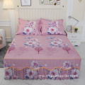 Bedskirt ditetapkan dengan katil rok katil yang sepadan